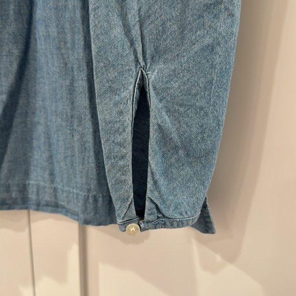 J Crew Puff-sleeve chambray top - Picture 4 of 5